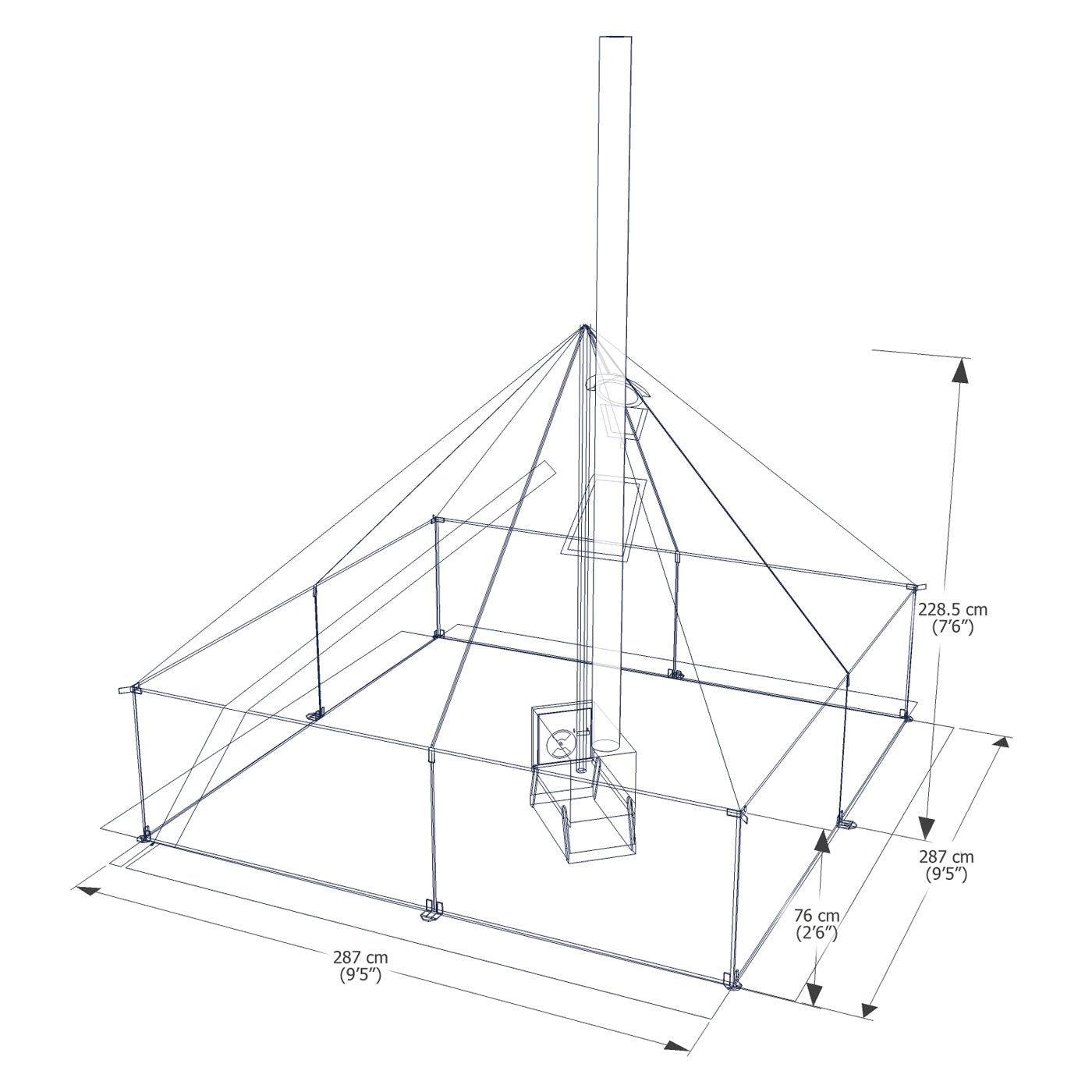 Esker Classic 10x10 Winter Hot Tent
