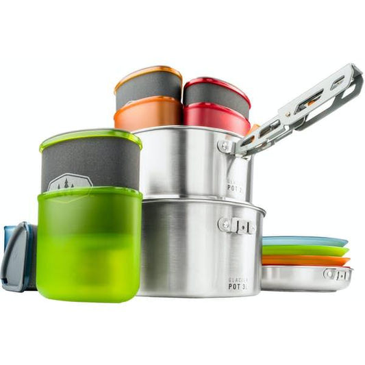 GSI Glacier Stainless Camper Set