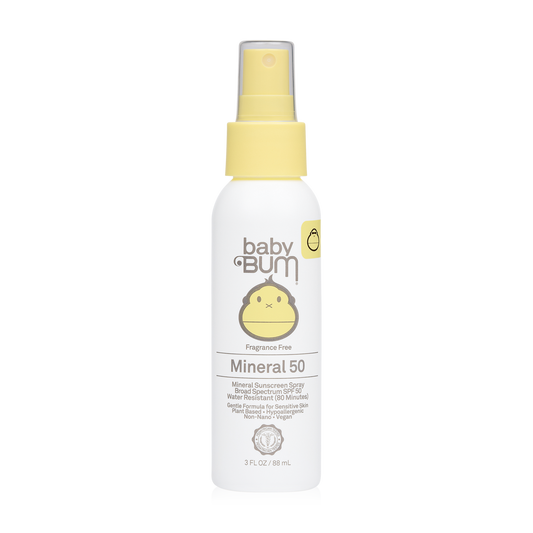 Baby Bum Mineral SPF 50 Sunscreen Spray-Fragrance Free