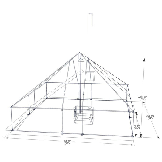 Esker Classic 12x12 Winter Hot Tent