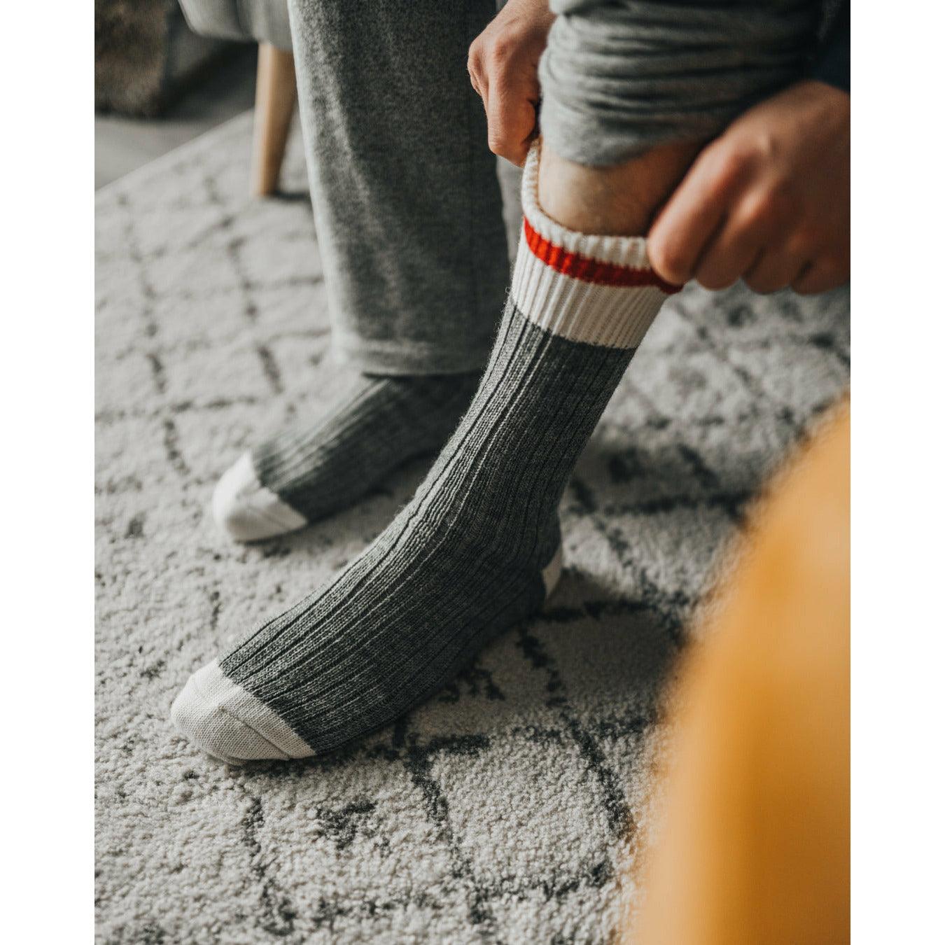 JB Fields Casual Traditional Wool Boot Sock