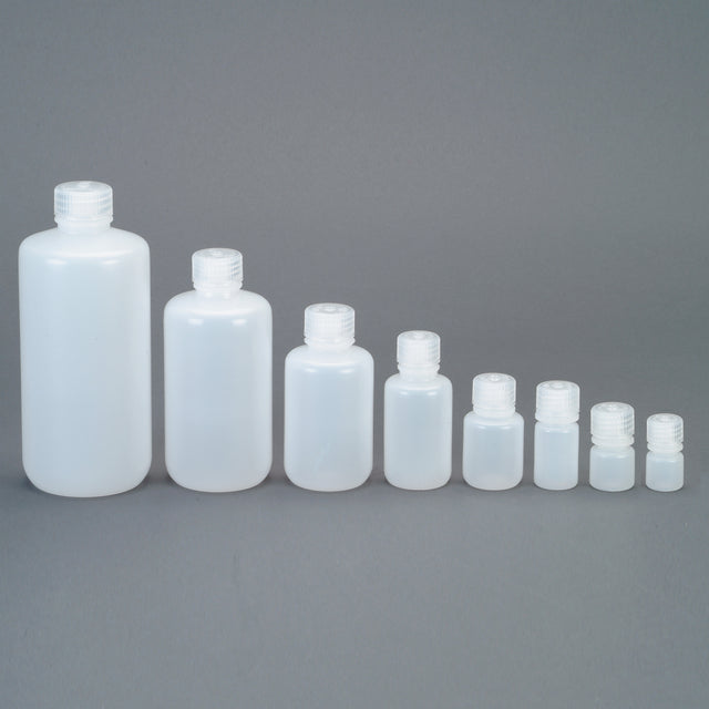 Nalgene Narrow Mouth Round Bottles - HDPE