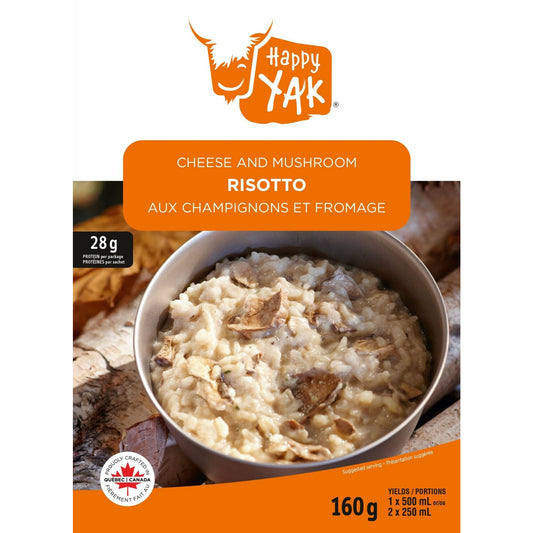 Happy Yak Cheese & Mushroom Risotto