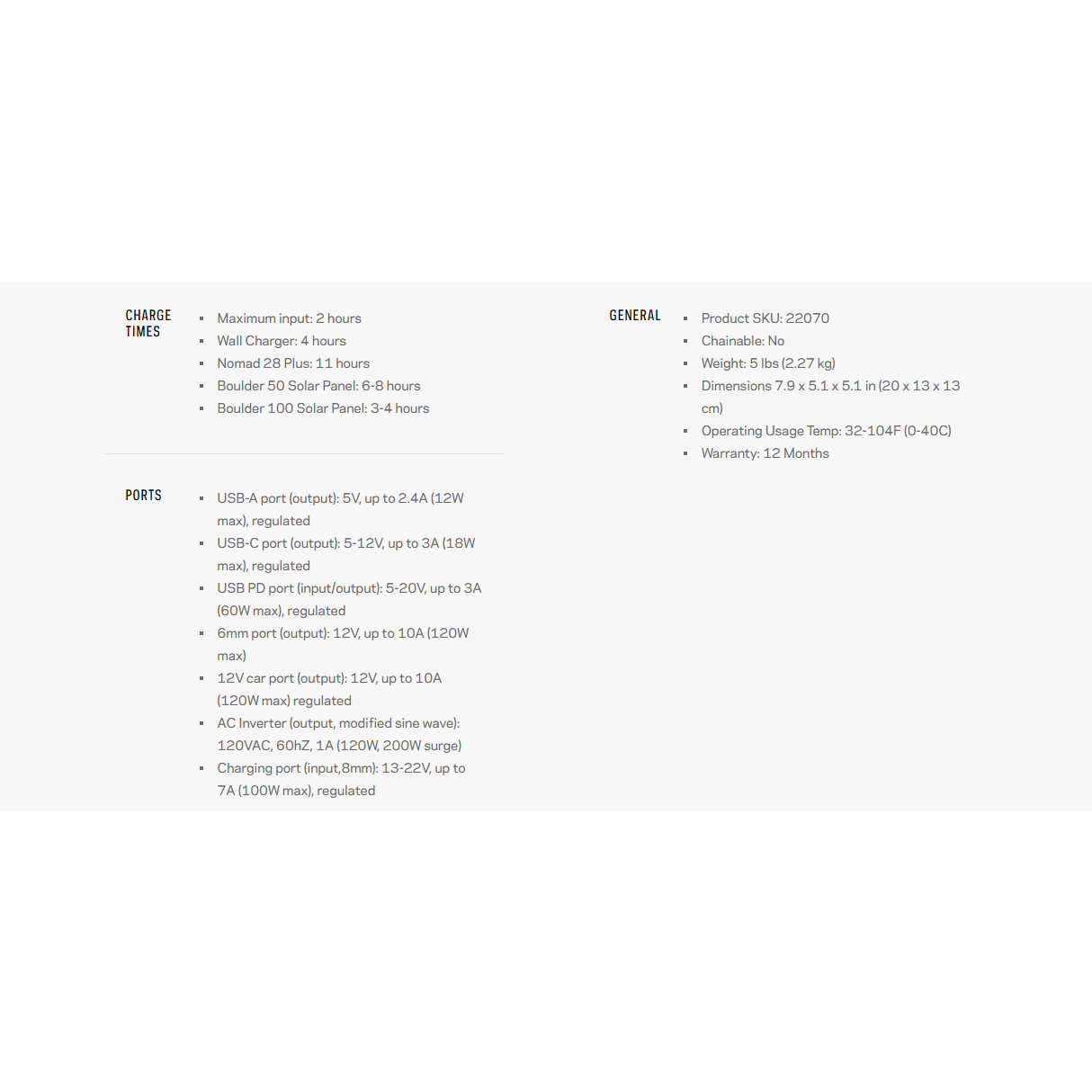 Goal Zero Lithium Yeti 200x