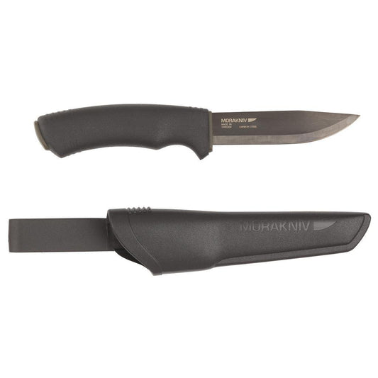 Morakniv - Bushcraft Black with Carbon Steel