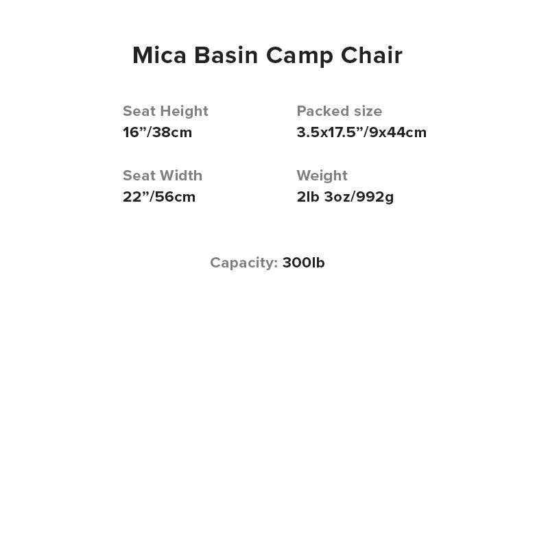 Big Agnes Mica Basin Camp Chair