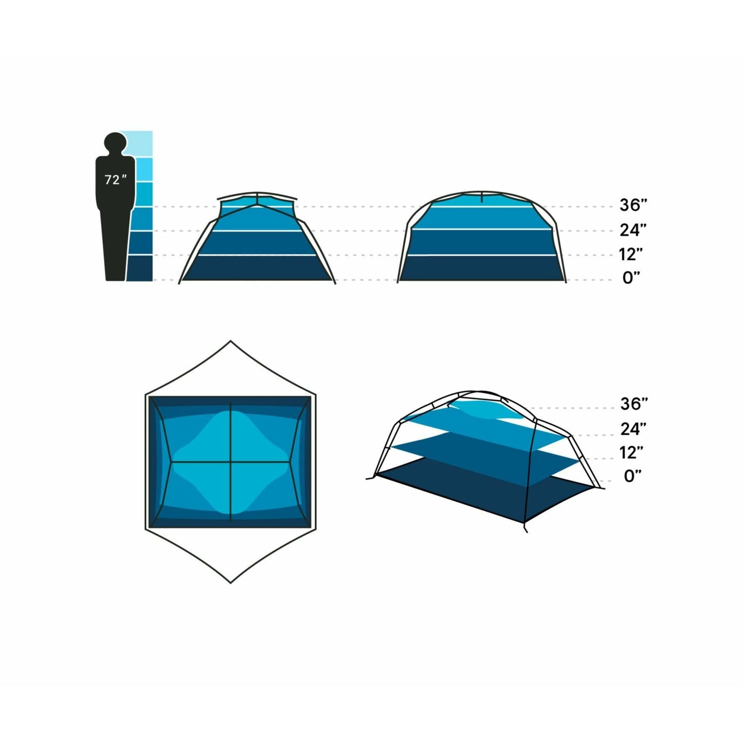 Nemo Aurora 2P Tent + Footprint