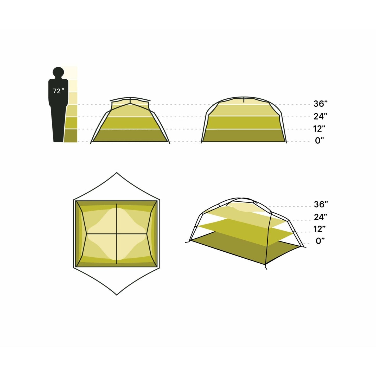 Nemo Aurora 3P Tent + Footprint