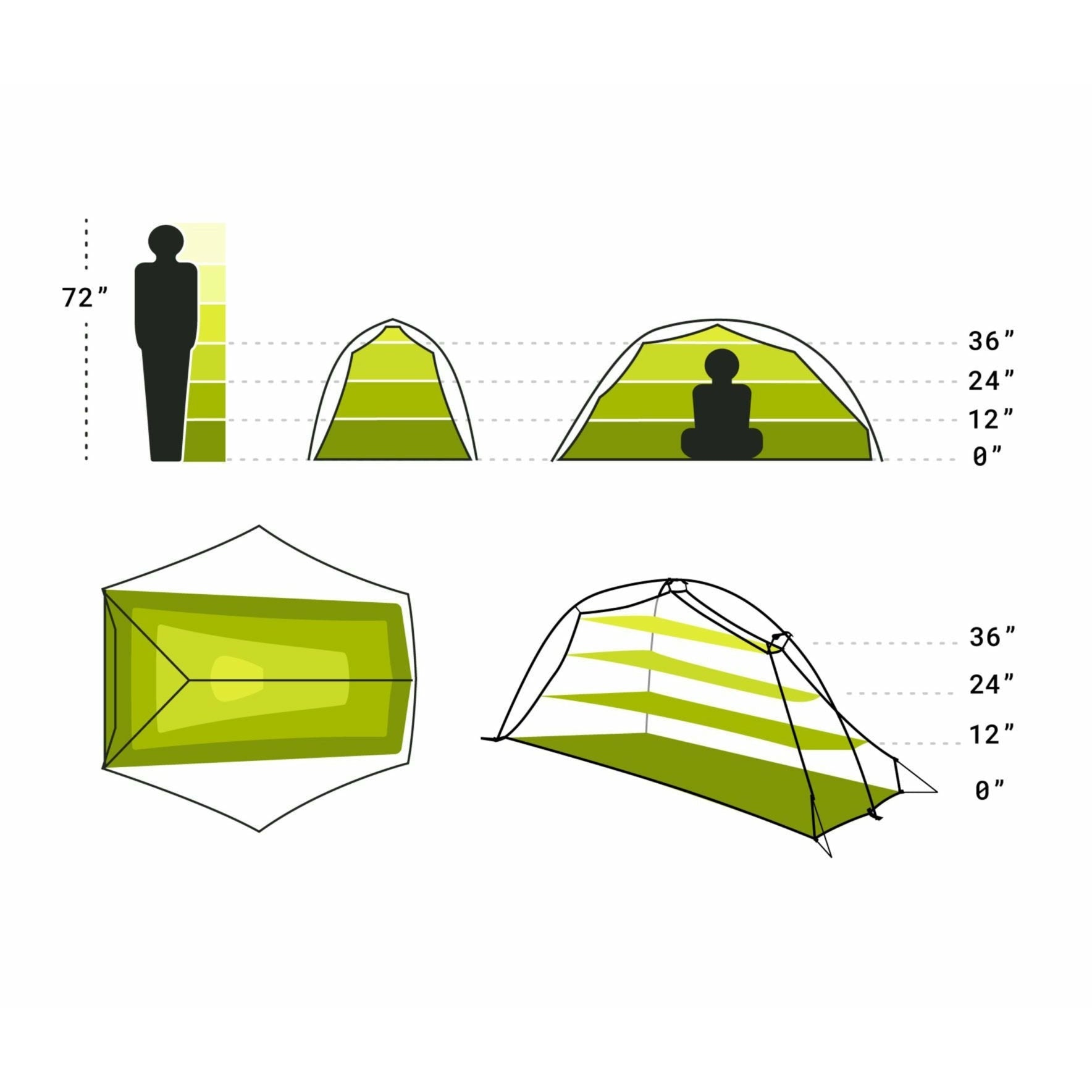 Nemo Hornet Ultralight 2 Person Backpacking Tent
