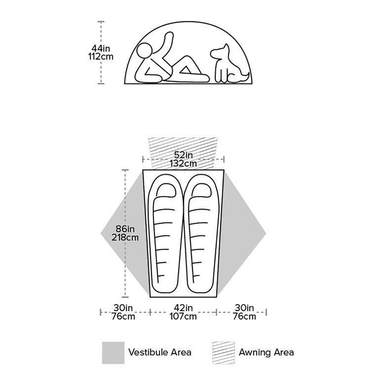 Big Agnes Salt Creek SL 2 Person Tent