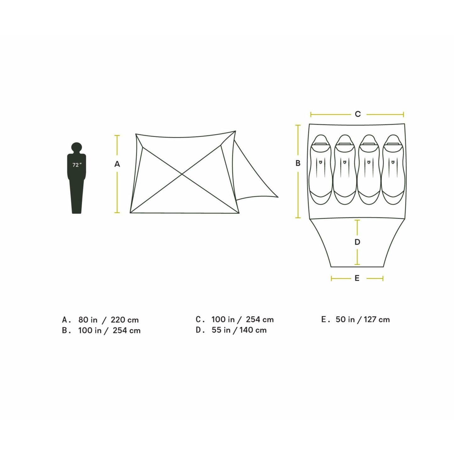 Nemo Wagontop 4 Person Tent