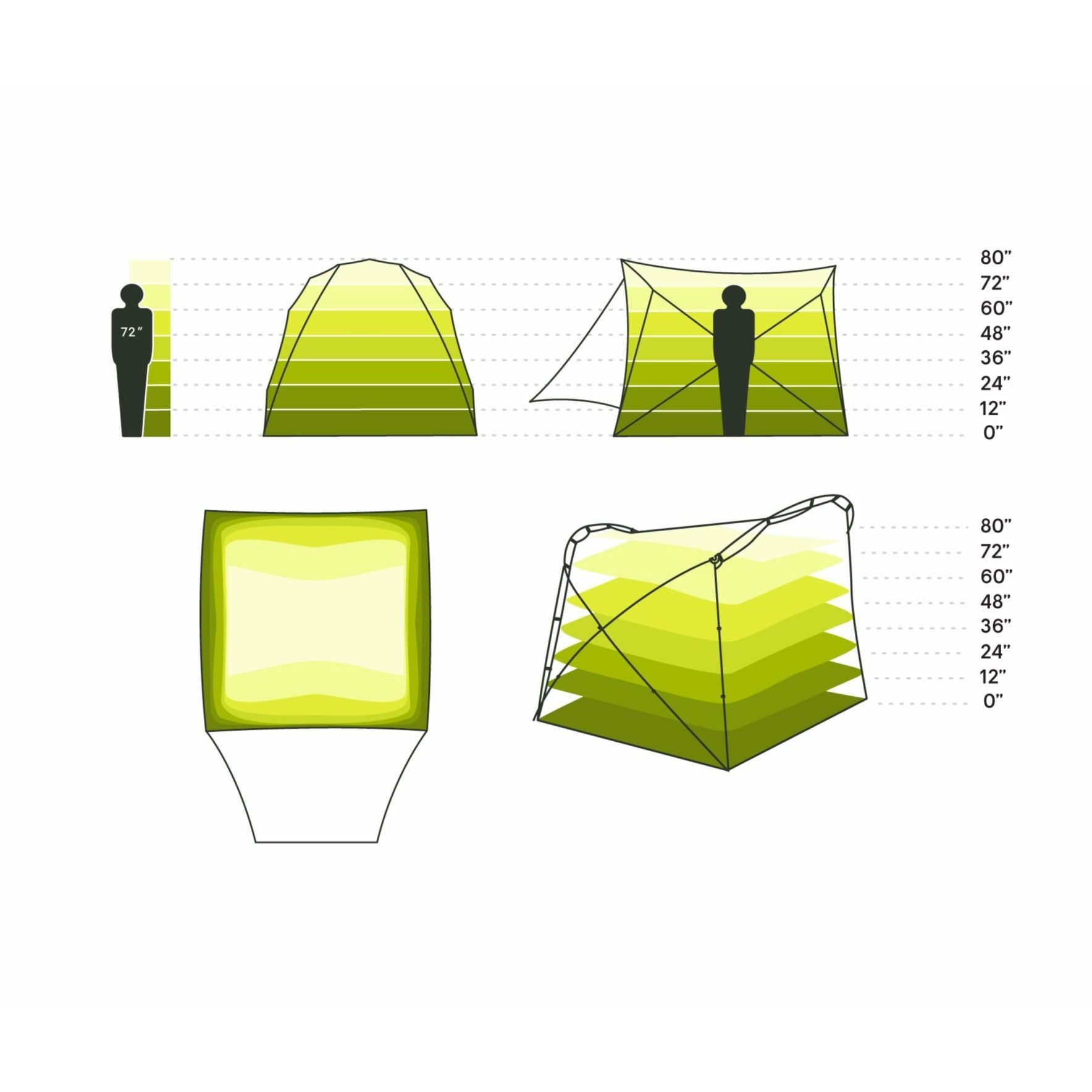 Nemo Wagontop 4 Person Tent