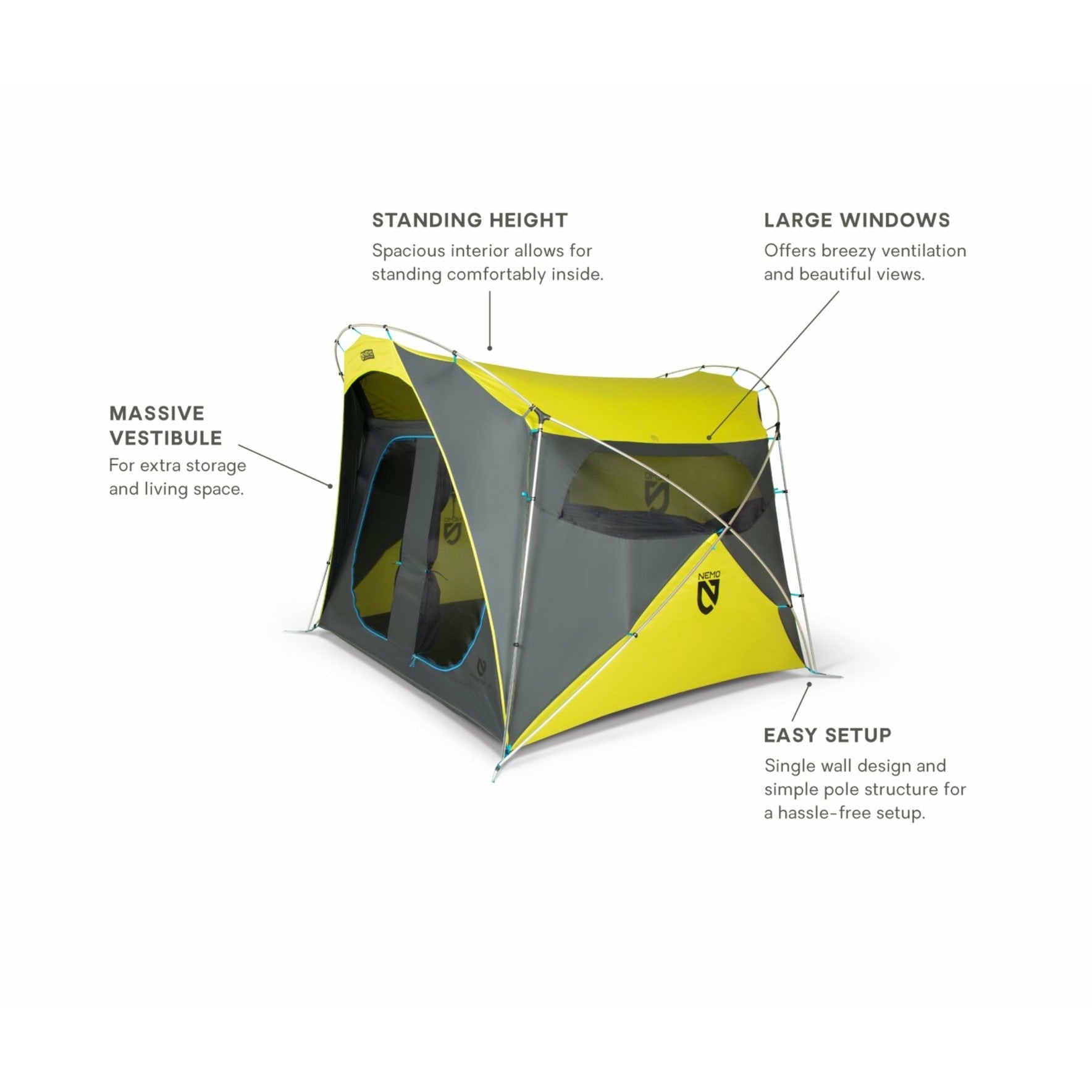 Nemo Wagontop 4 Person Tent