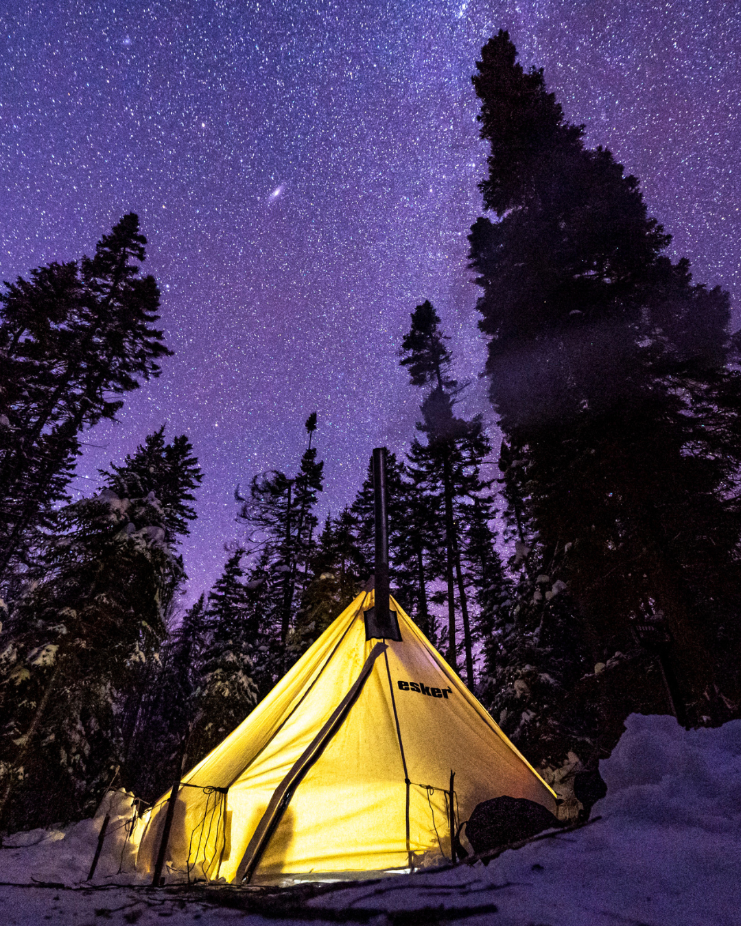 Hot Tent Camping Guide for Beginners | Winter Camping Ontario