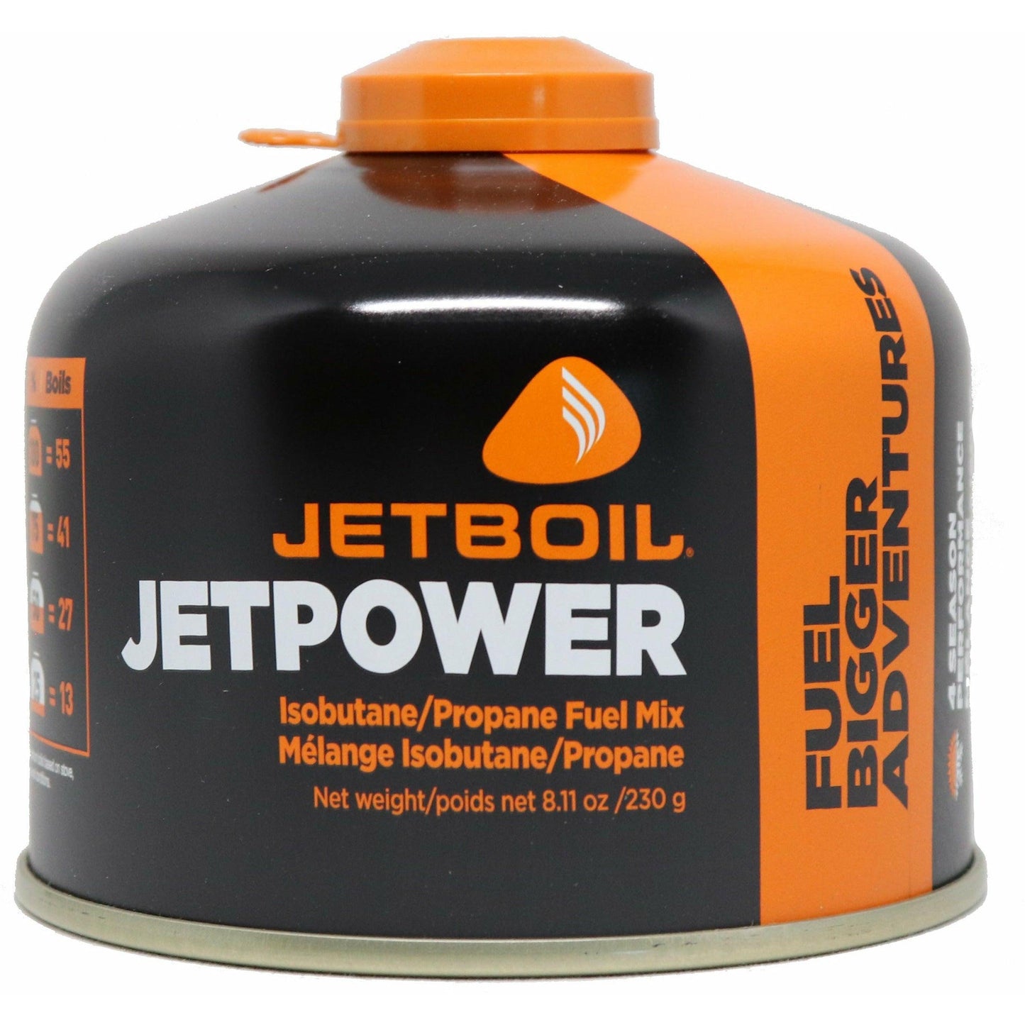 Jetboil Jetpower 230 Isobutane/Propane Fuel Canister
