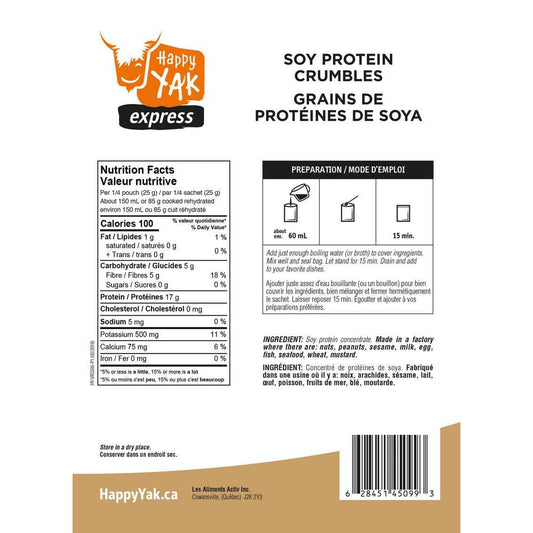 Happy Yak - Soy Protein Flakes