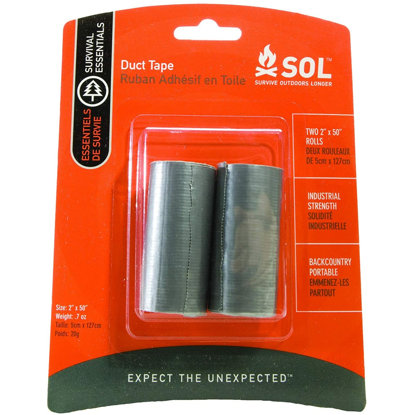 SOL Duct Tape - 2x50" Rolls