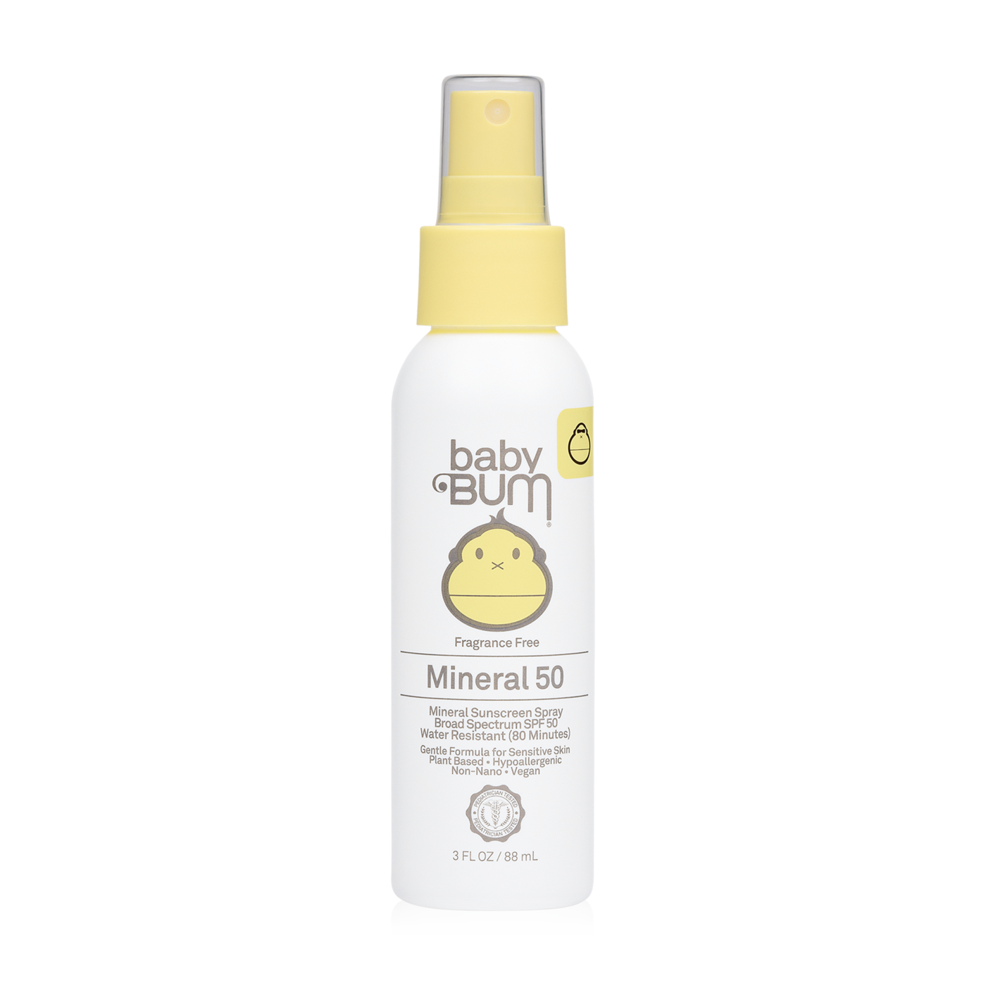 Baby Bum Mineral SPF 50 Sunscreen Spray-Fragrance Free
