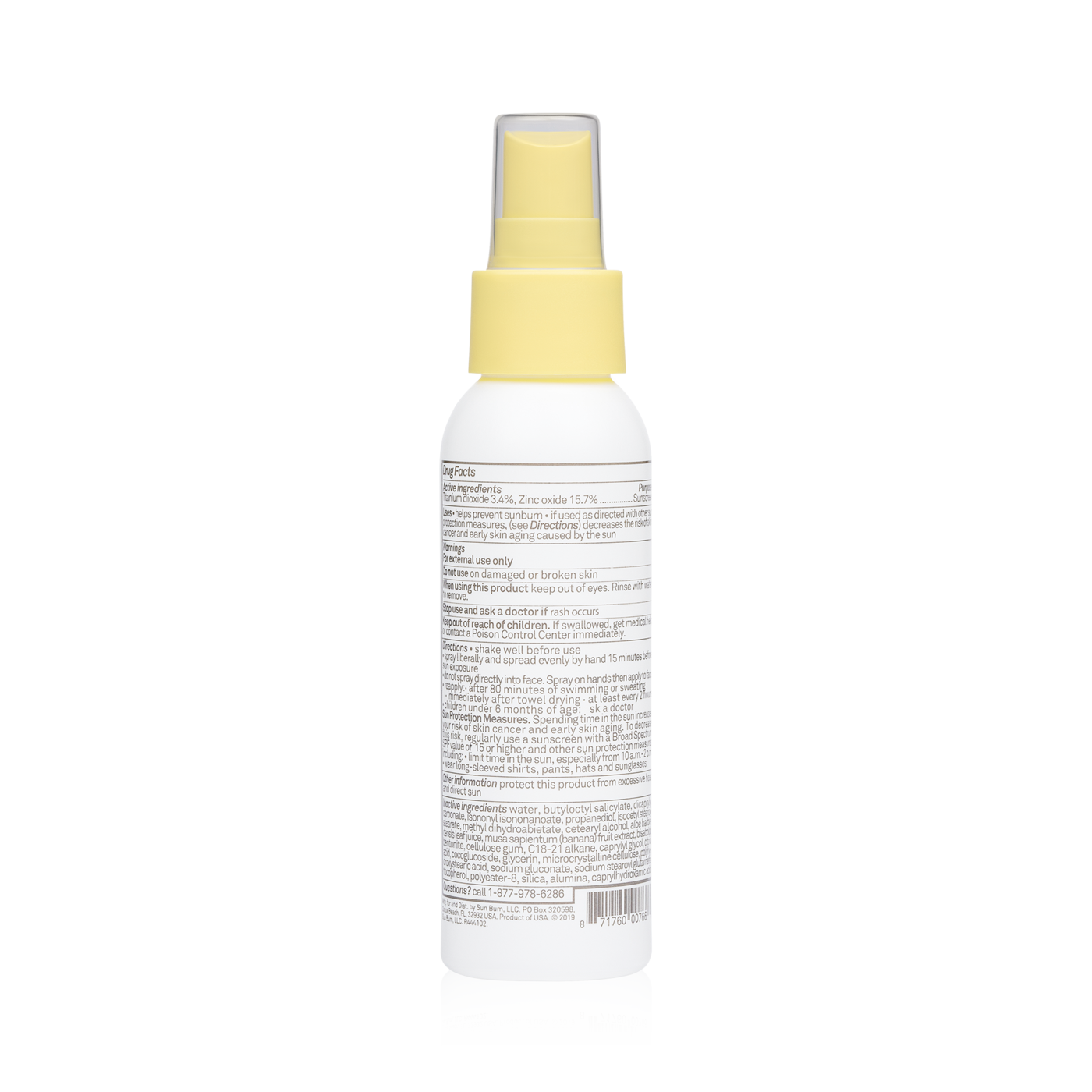 Baby Bum Mineral SPF 50 Sunscreen Spray-Fragrance Free