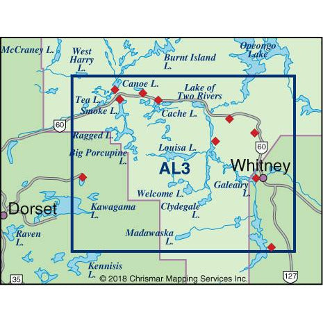 Algonquin 3 Corridor South Map