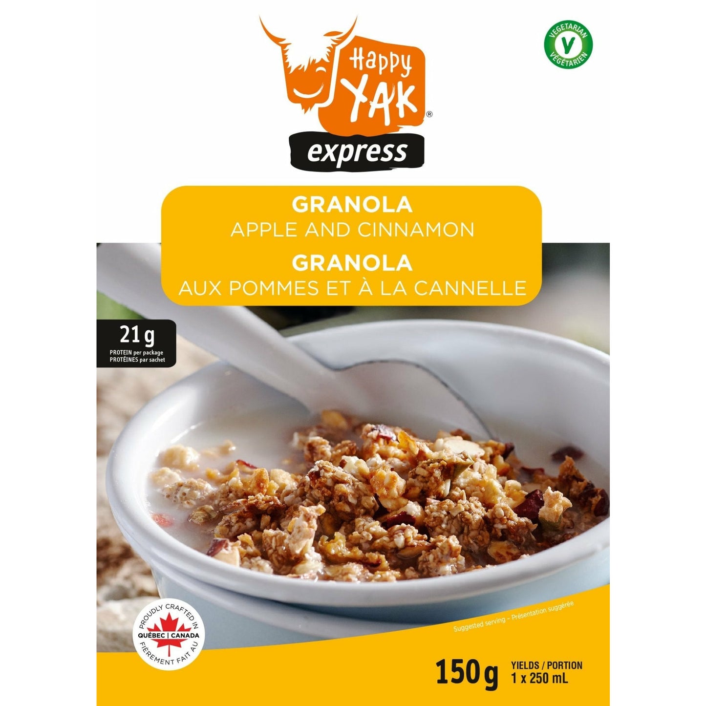 Happy Yak Apple and Cinnamon Granola