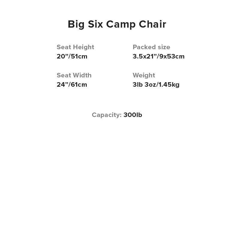Big Agnes Big Six Camp Chair