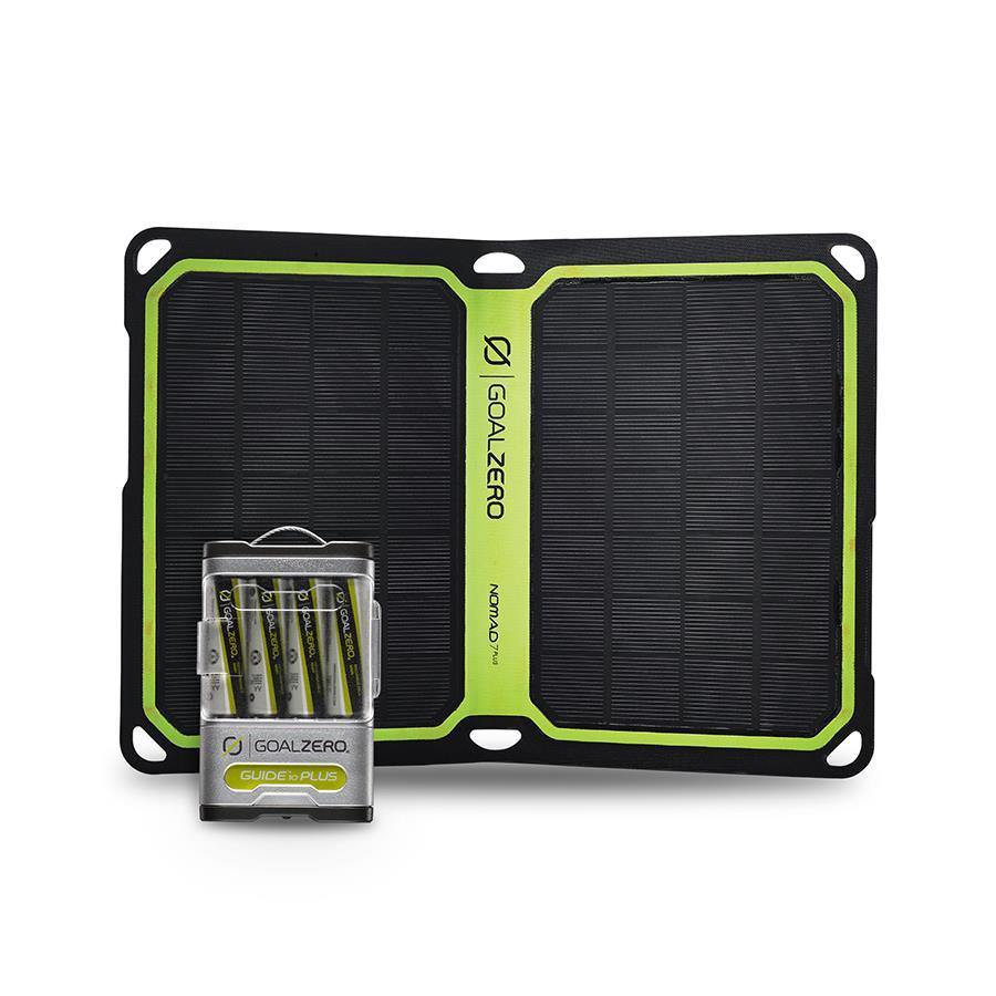 Goal Zero Guide 10 plus Solar Kit w/ Nomad 7 Plus