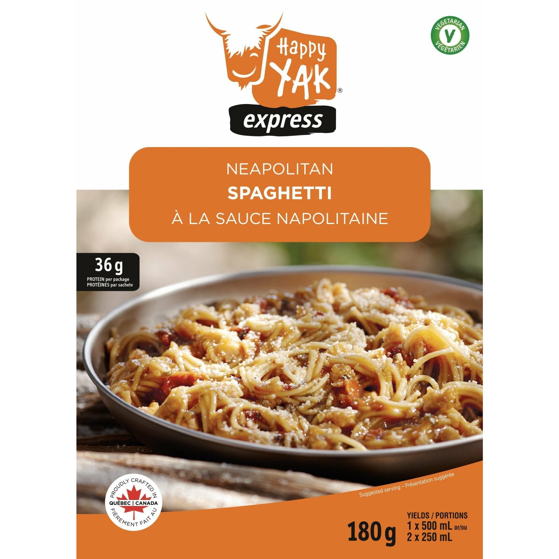 Happy Yak Neapolitan Spaghetti