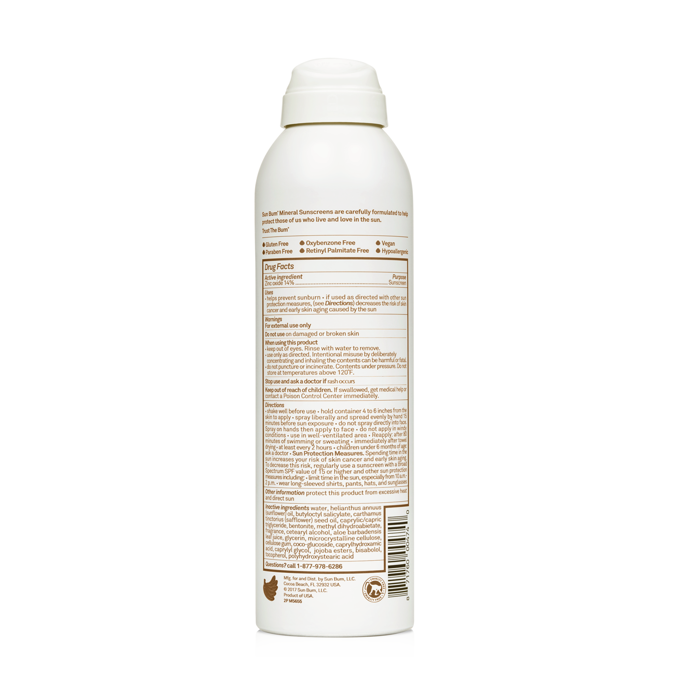Sun Bum Mineral SPF 30 Spray 170g